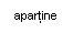 Text Box: apartine