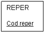 Text Box: REPER

Cod reper
