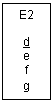 Text Box: E2

d
e
f
g
