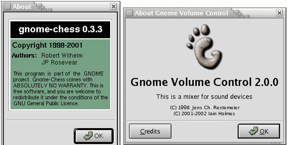 Inconsistenta interfetelor GNOME