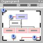 Organigrama cu panza de desen