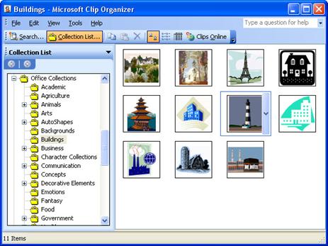 organizare clipart