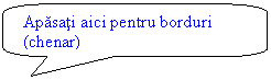 Rounded Rectangular Callout: Apasati aici pentru borduri (chenar)