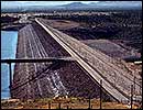 Image of an embankment dam