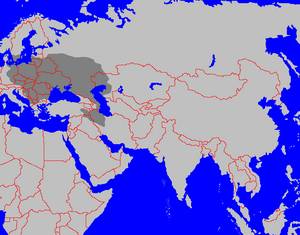 The Hunnish empire stretched from the steppes of Central Asia into modern Germany, and from the Danube river to the Baltic Sea