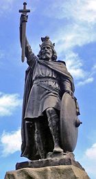 Statue of Alfred the Great at Winchester