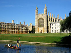 The chapel of King's College, Cambridge University