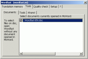 wordfast 3 translating ms word comments