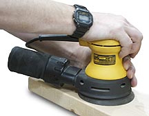 Orbital palm sander