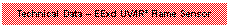 Text Box: Technical Data - EExd UV/IR Flame Sensor