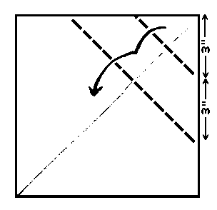 fold up corners - making the Zump aeroplane