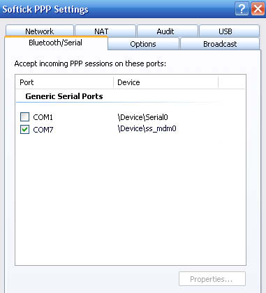 Softick PPP Settings