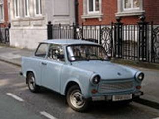 Ein Trabbi in London Juli 2007