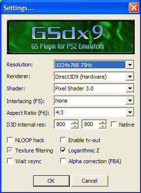 gsdx v0.1.16 avx or sse2