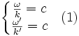 beginleft{begin frac=c frac=c endright.&(1)end