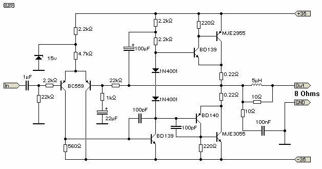 Simple Class A Amplifier