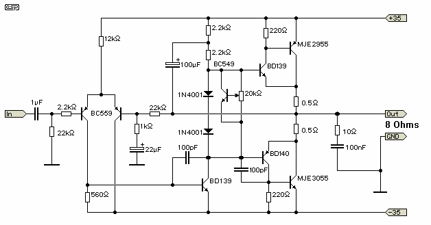 Simple Class A Amplifier